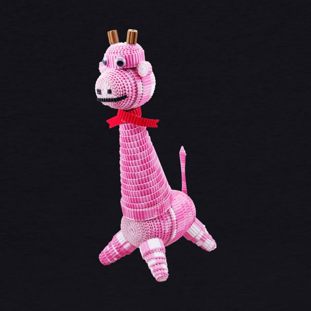 The giraffe by Crazy_Paper_Fashion